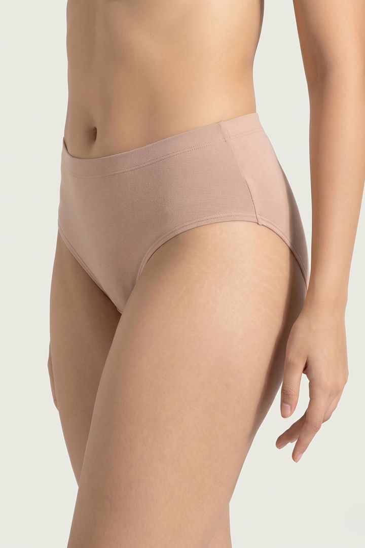Zivame Medium Rise Full Coverage Hipster Panty (Pack of 3) - Multicolor — image 4